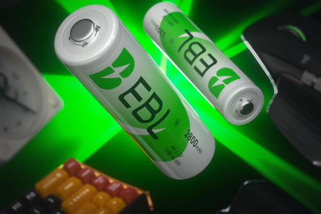 AA Rechargeable Batteries 2800Mah (4 Pack) and AAA Rechargeable Batteries 1100Mah (4 Pack), 1.2V Ni-Mh Batteries Combo