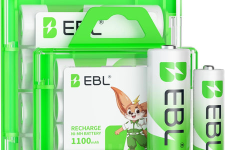 AA Rechargeable Batteries 2800Mah (4 Pack) and AAA Rechargeable Batteries 1100Mah (4 Pack), 1.2V Ni-Mh Batteries Combo