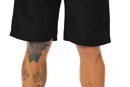 Mens Swim Trunks Long, Quick Dry Boardshorts, 9 Inches Inseam Bathing Suits with Mesh Lining